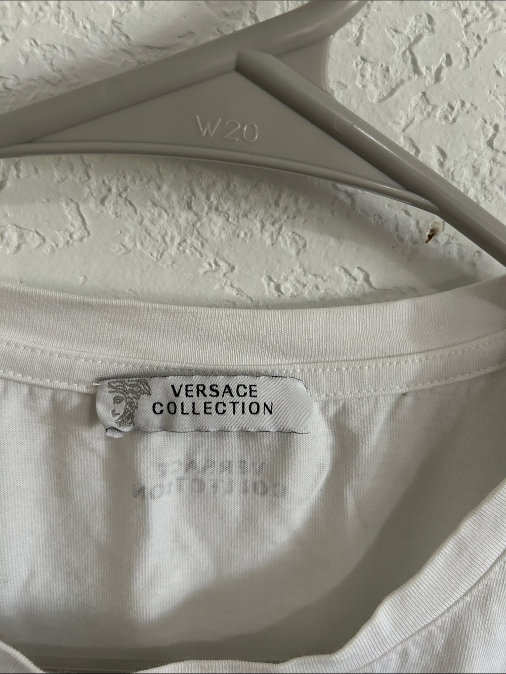 Versace Collection White Graphic Medusa Crewneck Tee - Picture 2 of 10
